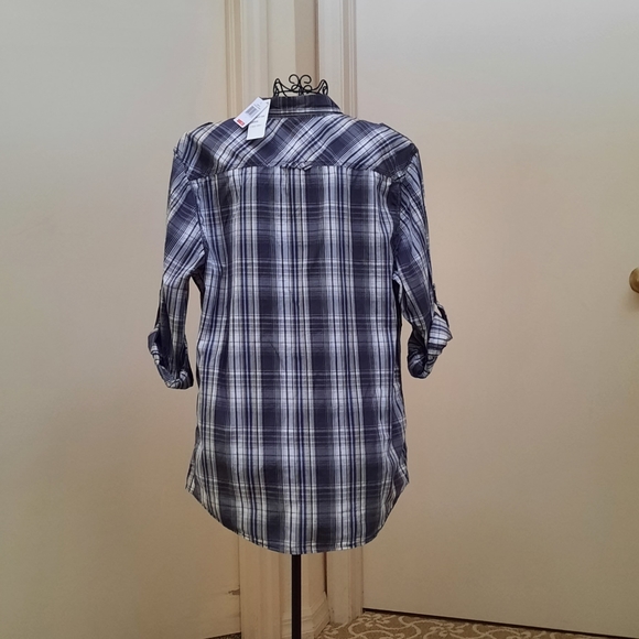 Men's plaid long sleeve shirt - Picture 2 of 5